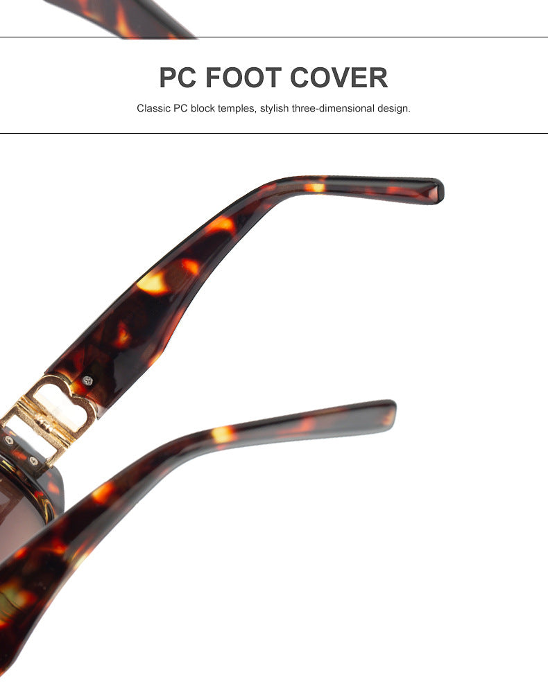 New Small Frame Sunglasses for Women, European and American Fashion, Internet Celebrity Style, High-End Glasses Trend sunglasses