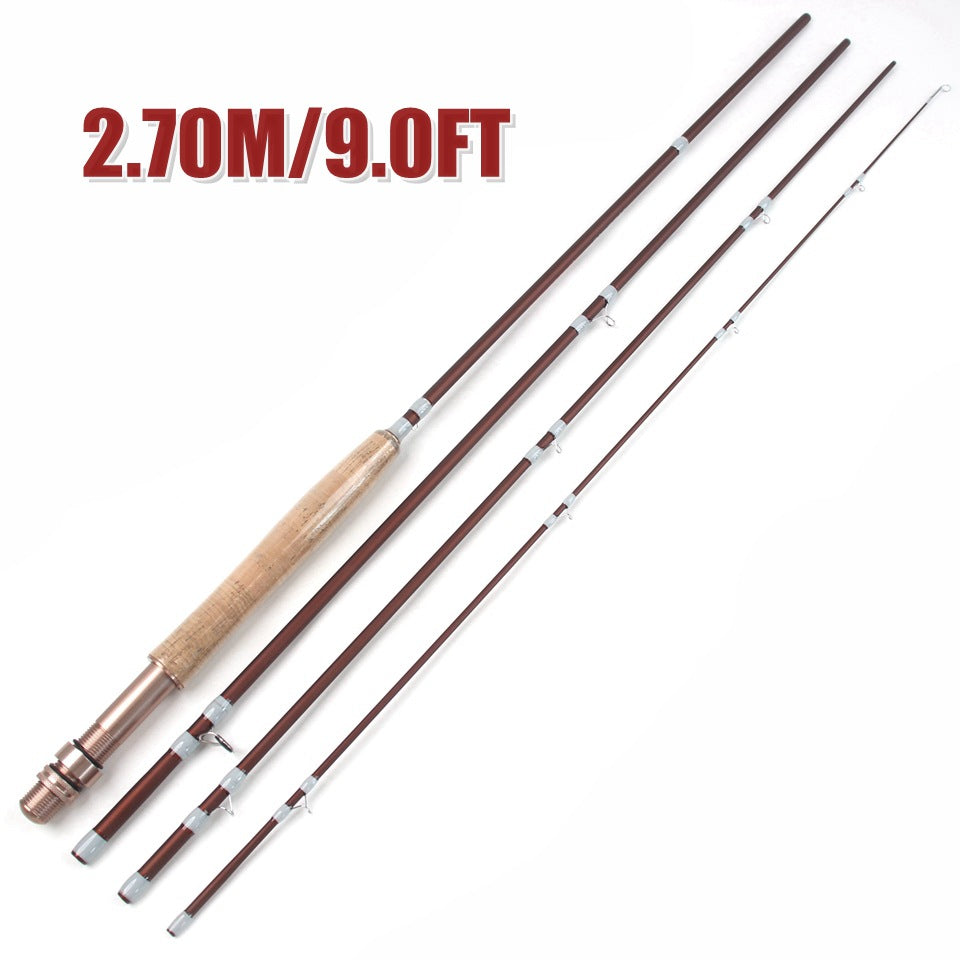 Fly Rod5/6#Fly fishing rod carbon ultra-light4Jie Xixiu Fishing Rod European and American Popular Fishing Gear Manufacturer Wholesale