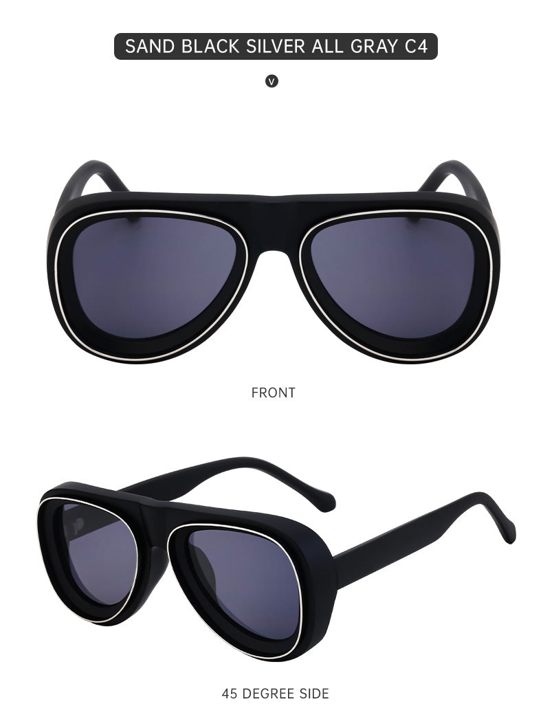 European and American Toad Sunglasses for Men, High-End Pilot Sunglasses, Men's Driving Sun Protection Glasses sunglasses