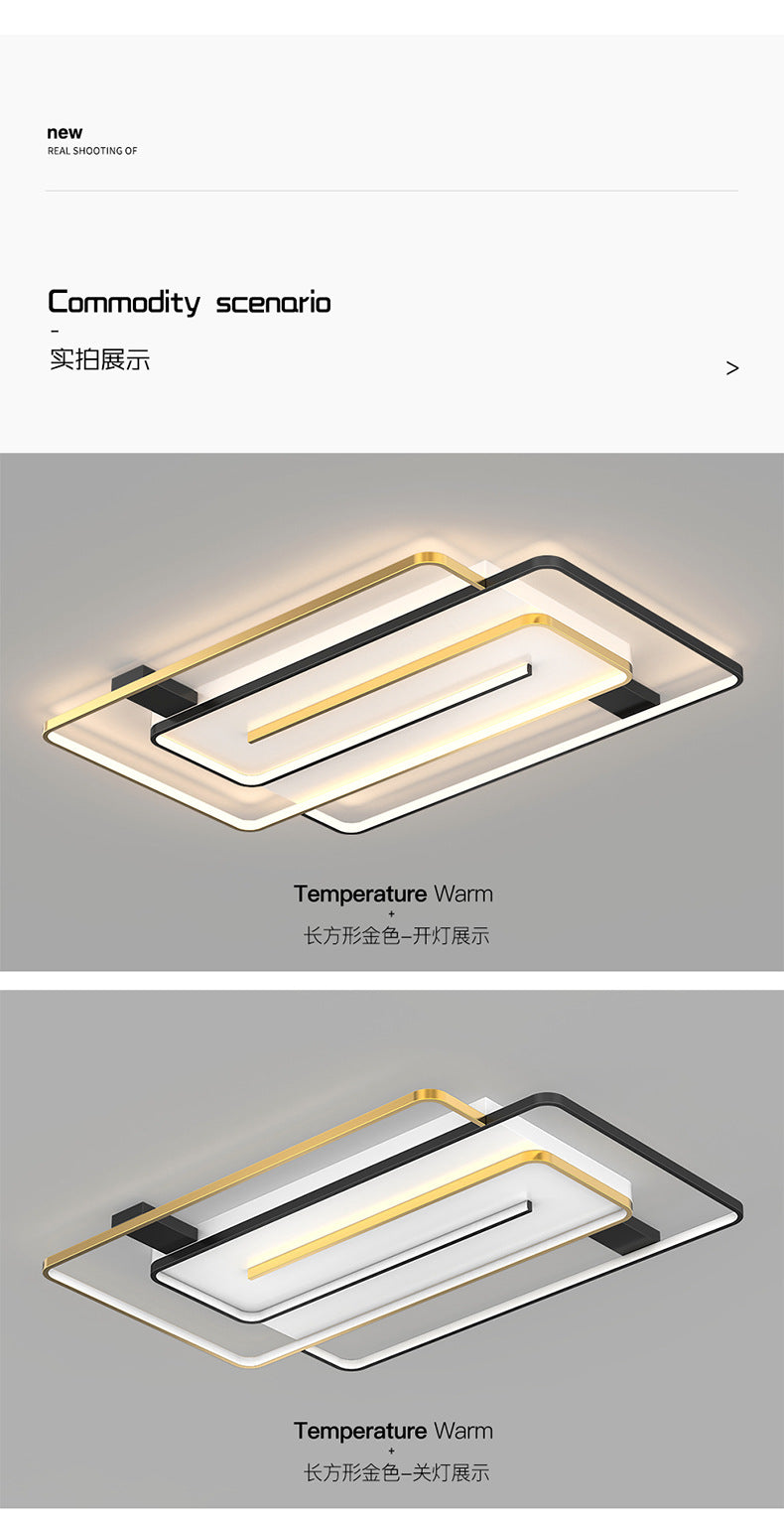 Living Room Lighting Simple Modern LED Ceiling Lamp2025New Nordic Style Elegant Light Luxury Personality Master Bedroom