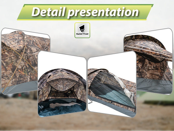 Single Tunnel Tent Outdoor Rainproof Cycling Hiking Camping Portable Windproof Lightweight Camping Tent