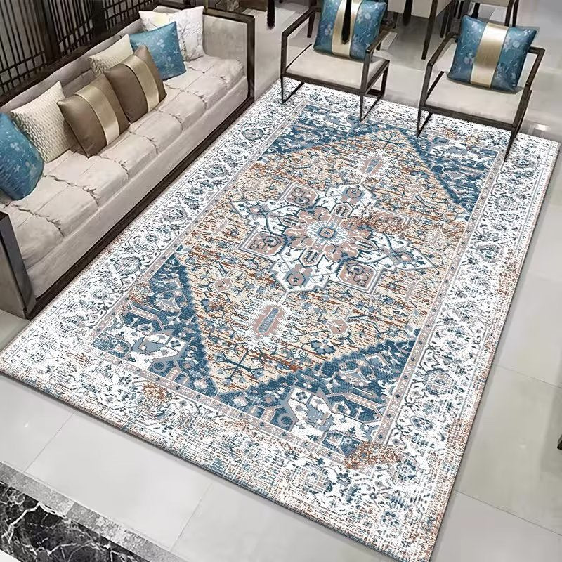 Thickened Imitation Cashmere Persian Carpet Vintage Ethnic Style Living Room Carpet Full Carpet Sofa Coffee Table Rug carpet