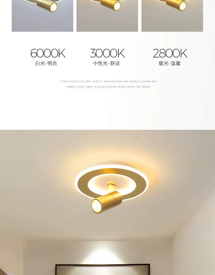 Aisle Light Corridor Light Luxury Balcony led Lamp Creative Background Wall Spotlight Simple Modern Cloakroom Ceiling Lamp
