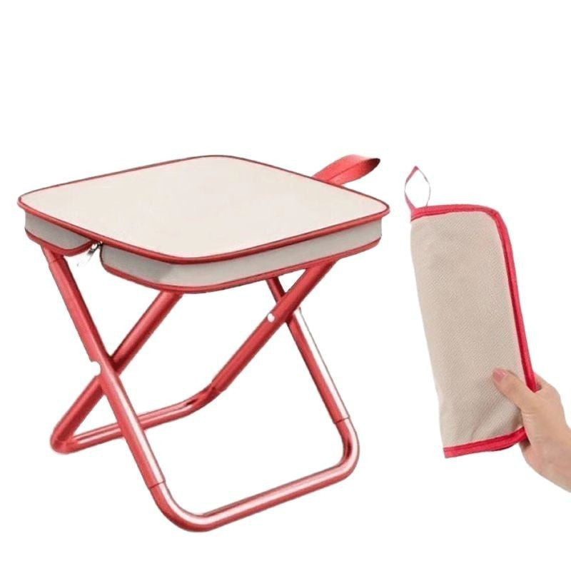 New Handbag Stool Folding Chair Portable Small Stool Ultra-lightweight Fishing Stool Camping Chair-style Folding Stool Storage