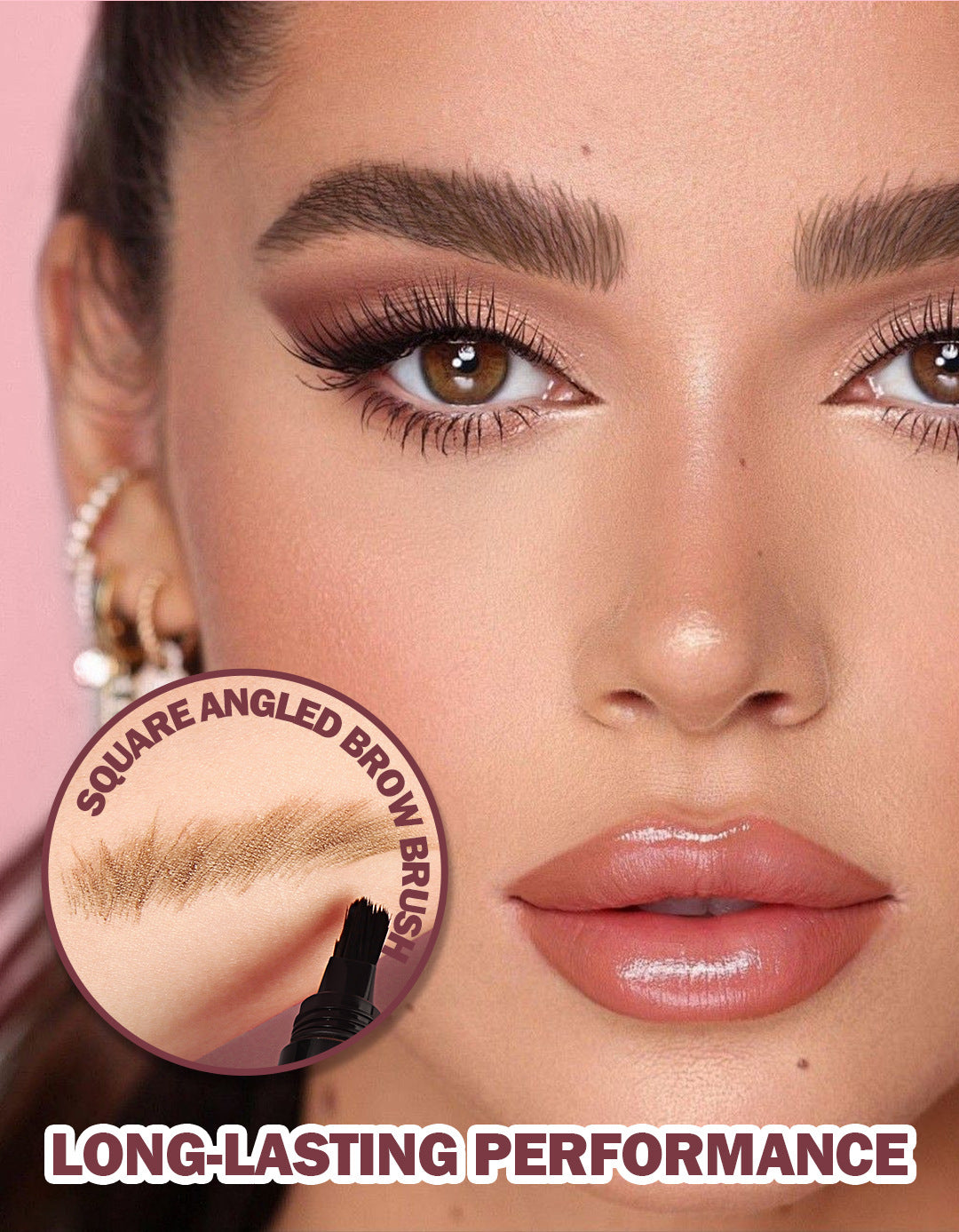 Hot-Selling Eyebrow Dye Cream Waterproof Smudge-Proof Large Brush Eyebrow Cream Long-Lasting Color No Smudging Natural Eyebrows