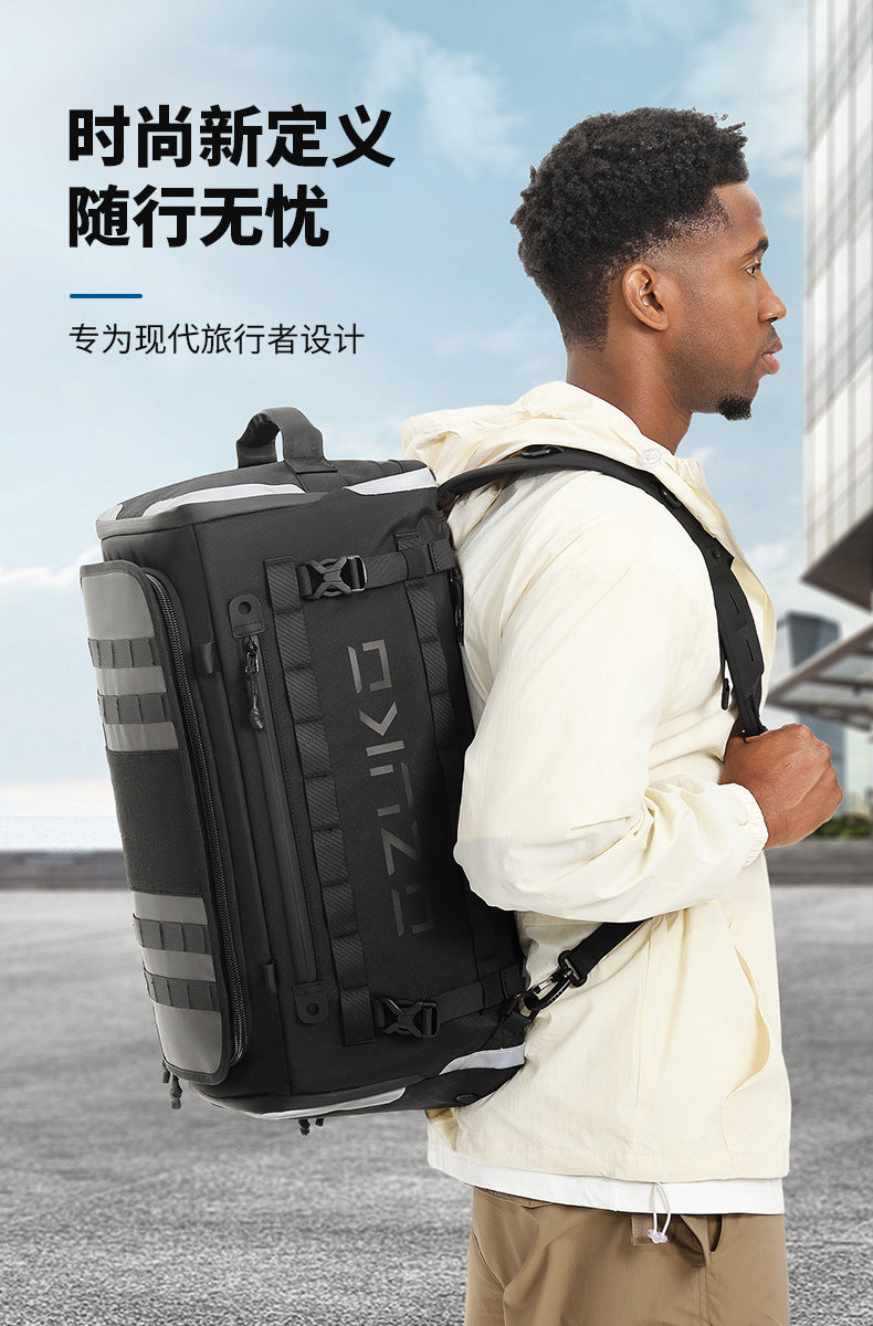 Short Trip Bag Men's Dry Wet Separation Handheld Travel Multifunctional Sports Backpack Can Be Carried or Slung Waterproof Bag