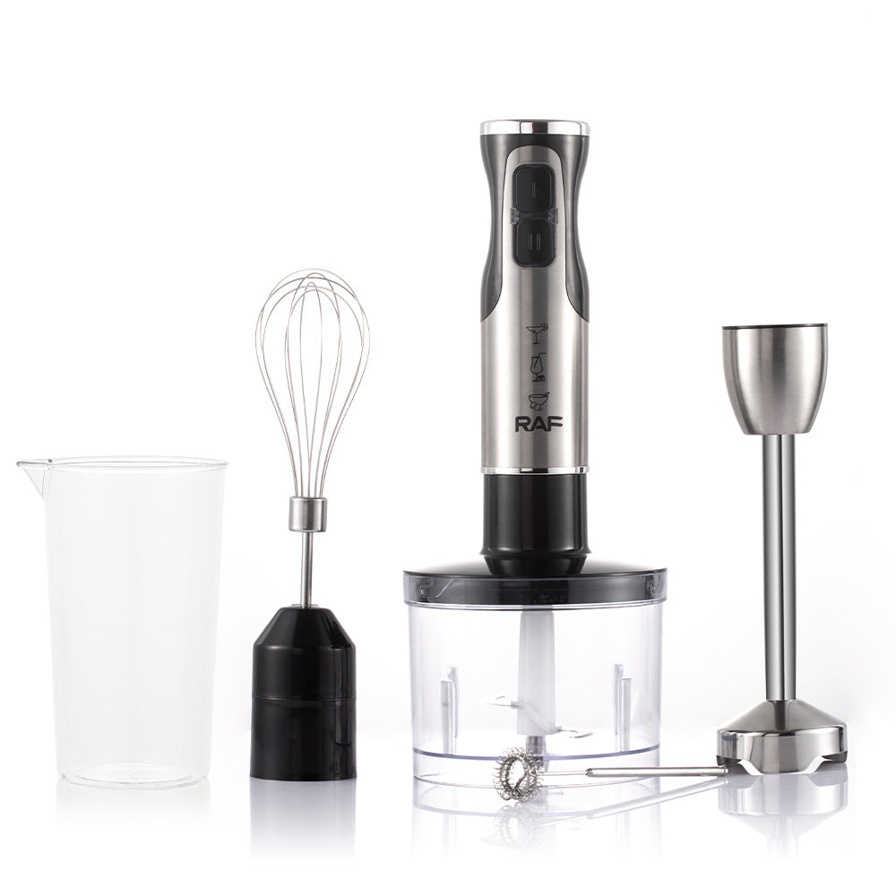RAF EU Standard Portable Household Food Blender Handheld Electric Stainless Steel Cooking Stick Mixer3006