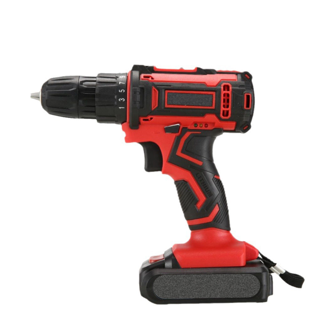 Rechargeable Electric Drill for Home Use, Electrician and Carpenter Lithium Drill, Portable Car Tool Box, Multifunctional Electric Screwdriver