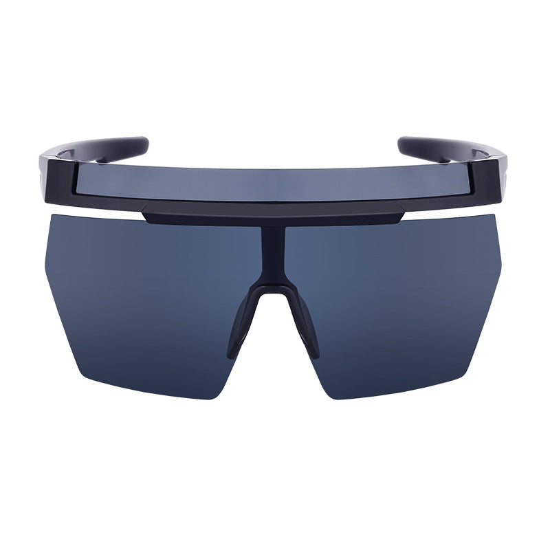 European and American Style Colorful Outdoor Sports Cycling Sunglasses for Women Trendy Fashion One-piece Windproof Sunglasses for Men Wholesale