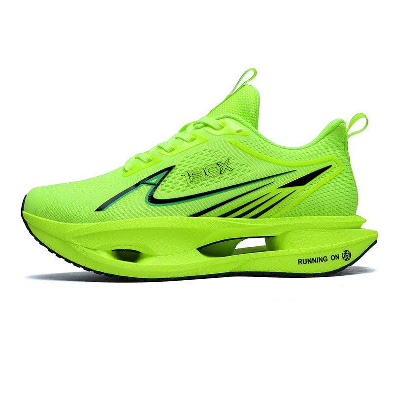 2025New Flying Wing Breathable Shock Absorption Running Shoes Summer Youth Racing Carbon Plate Lightweight Men and Women Sports Shoes
