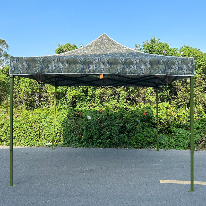 21Ink Wash Pattern Camouflage Tent Outdoor Mobile Parking Shed Exhibition Advertising Promotion Exhibition Four-Corner Sunshade Shed