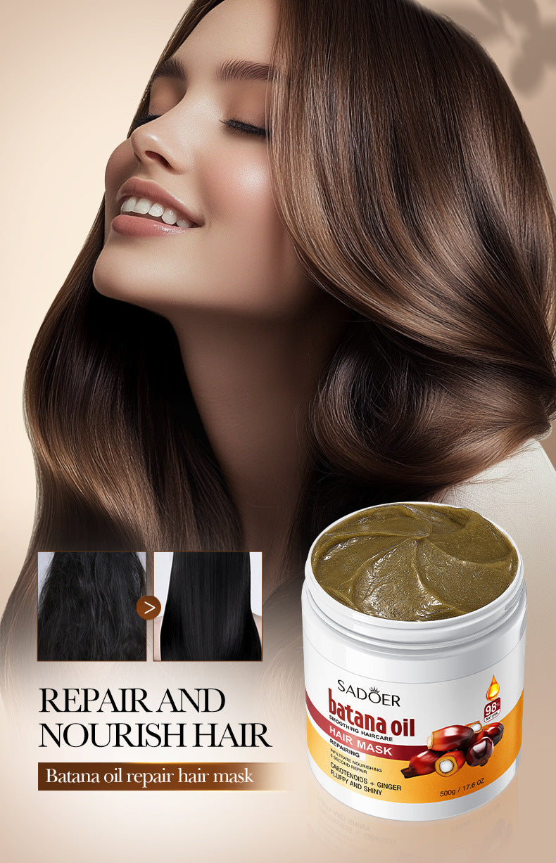 Batahana Hair Mask SADOER Scalp Soothing Smooth Conditioner Cross-Border Wholesale