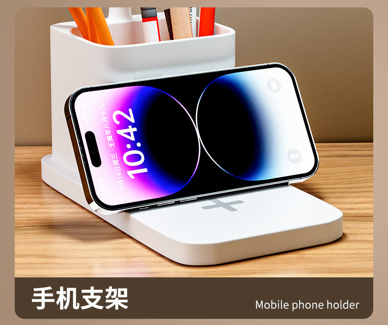 Custom Desk Lamp Study Eye Protection Dormitory Lamp Student Desk Rechargeable Children's Desktop Lamp Pen Holder Reading Lamp