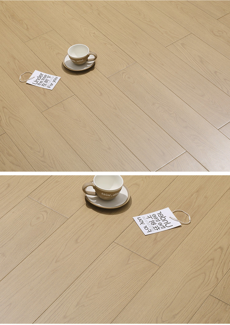 Modern Solid Wood Cream Style Oak Pure Solid Wood Floor Flat Buckle A Grade A Oak3D Flat metallic paint texture