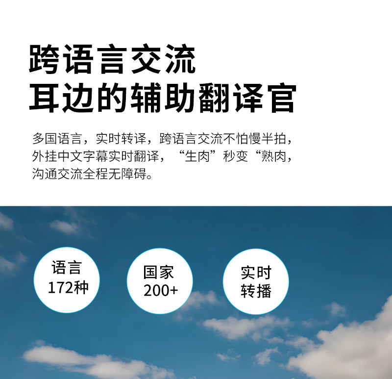 Factory ai Smart Glasses Translation Multi-language UV Protection Sunglasses Support Dropshipping Free Shipping Smart Translation