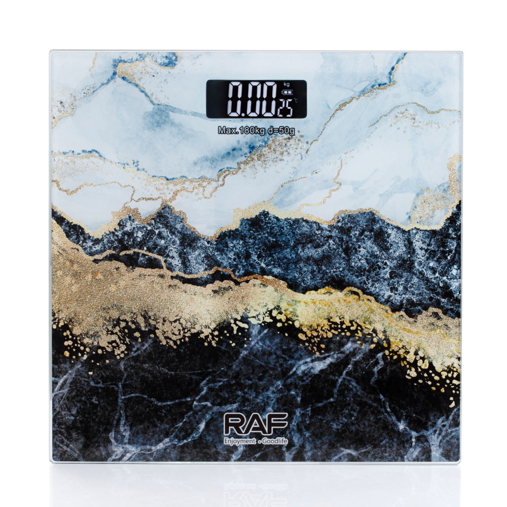 RA  Body Fat Scale Home Use Body Scale LCD Display Body Fat Scale Rechargeable Smart Electronic Scale Weight Scale