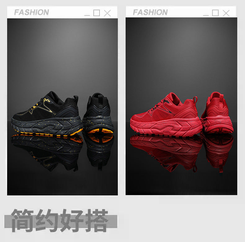 Dropshipping Couple Casual Sports Shoes Student Running Shoes Marathon Running Shoes Jacquard Foreign Trade Live Streaming Men's Shoes