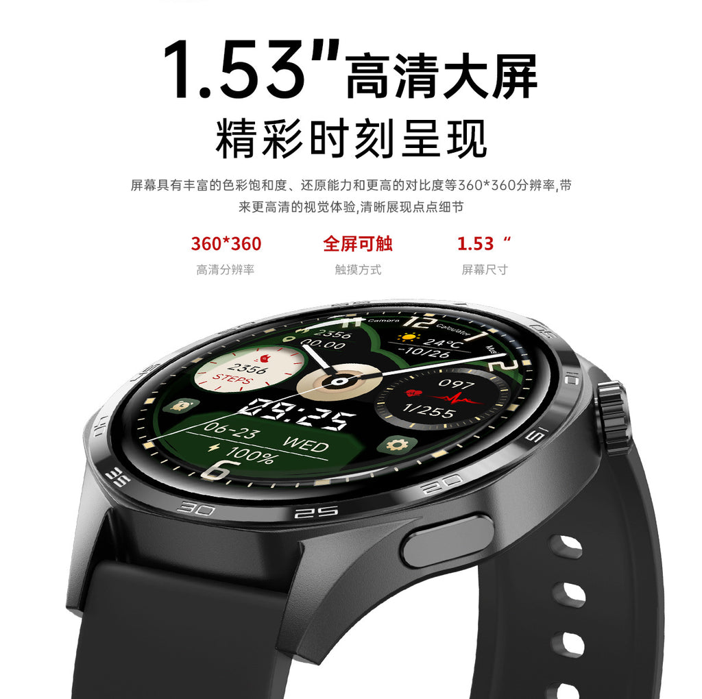 Watch5 Pro Smart Watch1.52inch Bluetooth Call True Heart Rate Pedometer Sleep Monitoring Sports Watch