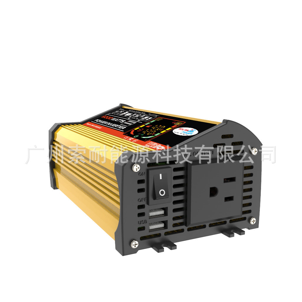 Vehicle Inverter500W 12V Turn110V 220V Smart Display car power inverter