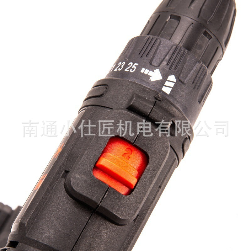 Cross-Border Dropshipping Electric Drill Set Multi-Functional Household Impact Drill Electric Screwdriver Lithium Battery Handheld Brushless Electric Drill