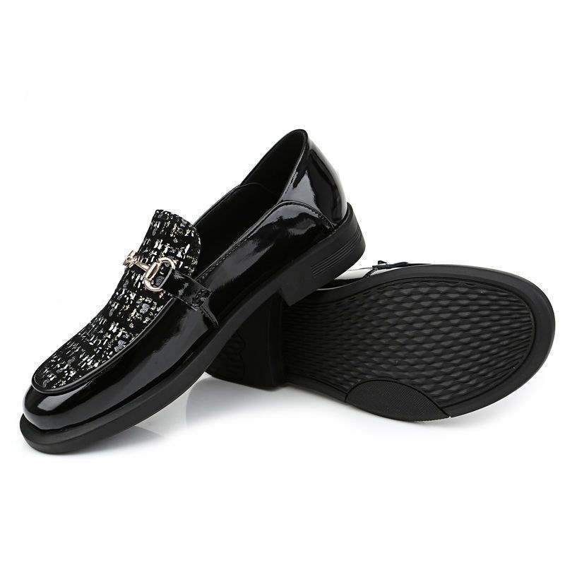 Chanel Style Small Leather Shoes for Women, British Style Spring and Autumn Versatile Flat Loafers, Soft Sole, Large Size Women's Shoes