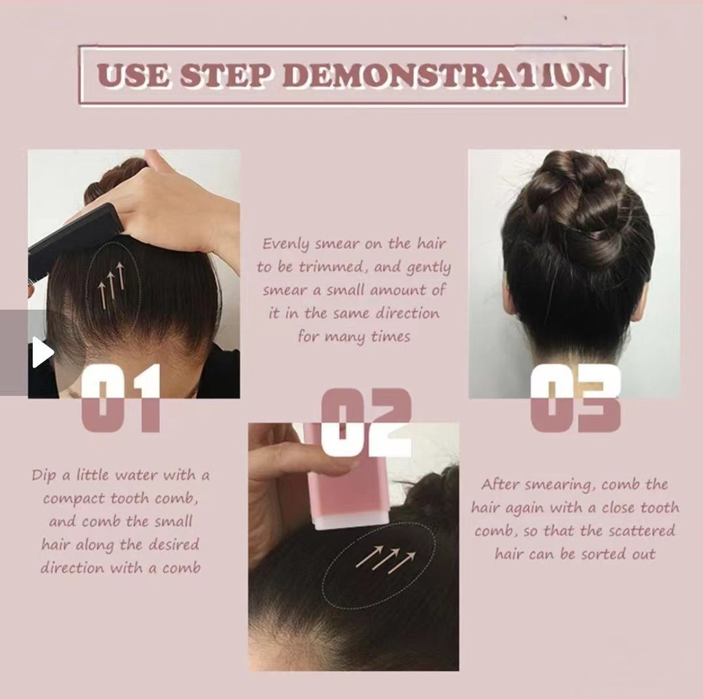 sleek stick Hair wax stick15g Cross-Border Wig Care Moisturizing Styling Anti-Frizz Magic Broken Hair Finishing Cream