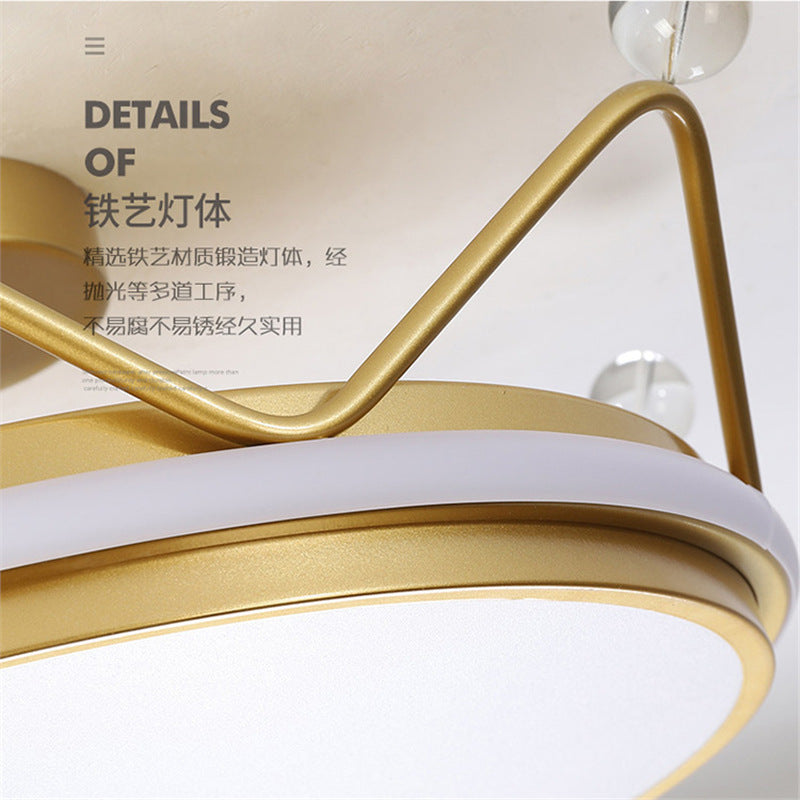 Crown Bedroom Light Ceiling Light Modern Minimalist Boy Princess Girl Creative Room Light Fixture led Children's Room Light