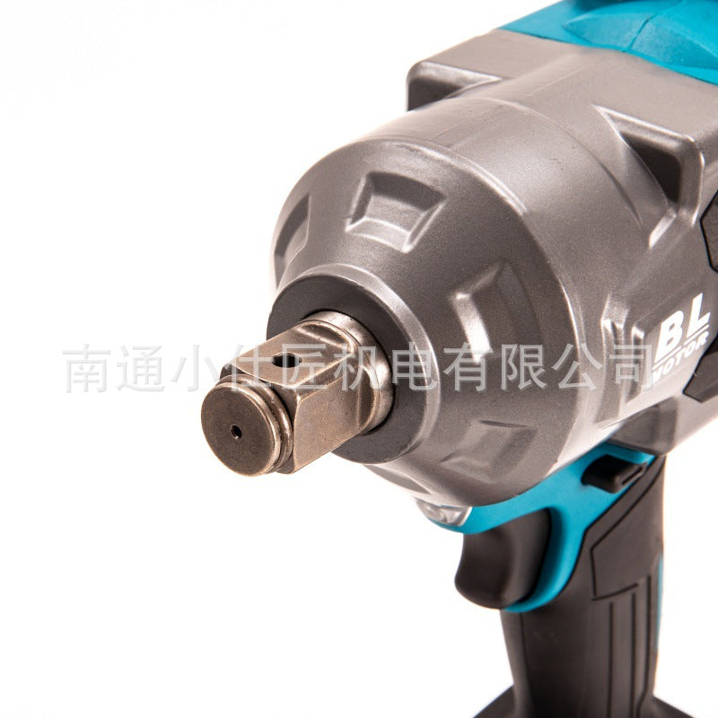 Manufacturer Supply Rechargeable Lithium Battery Wrench Cross-Border Trade High Torque Portable Impact Wrench Auto Repair Air Gun