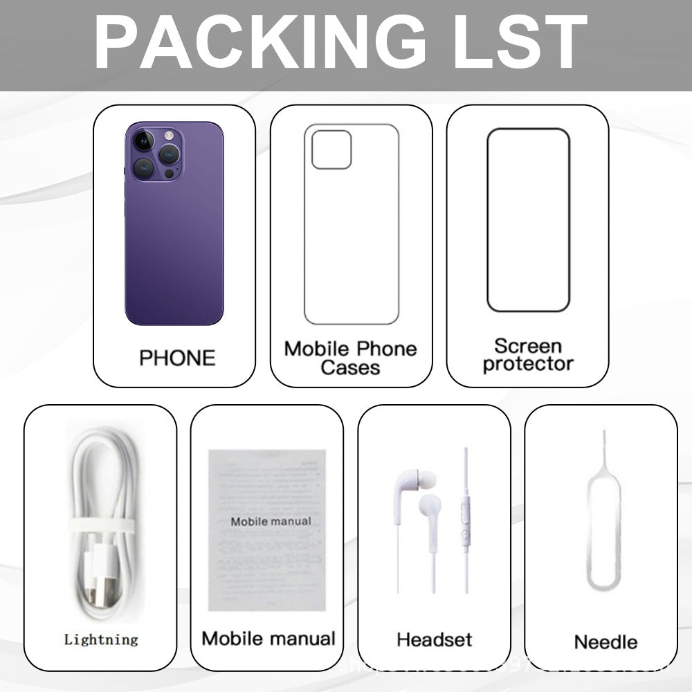 Popular i14 Pro Max16+1TB Large Screen Integrated Smartphone Factory Price(Popular)