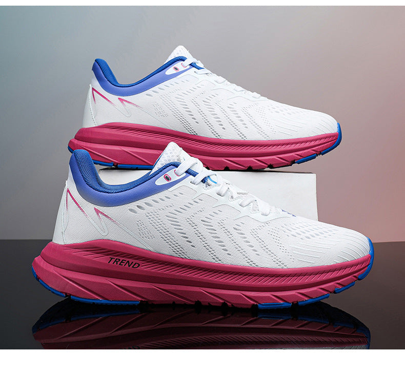 Men's running shoes2025New Breathable Mesh Student Casual Running Youth Shock Absorbing Anti-Slip Sports Shoes