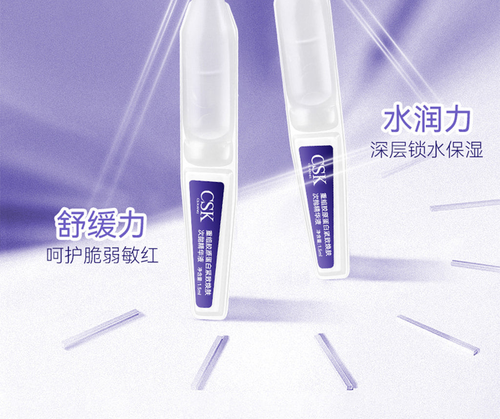 Anti-Wrinkle Restructured Collagen Single-Use Serum Firming Hydrating Moisturizing High-End Single-Use Skin Renewal