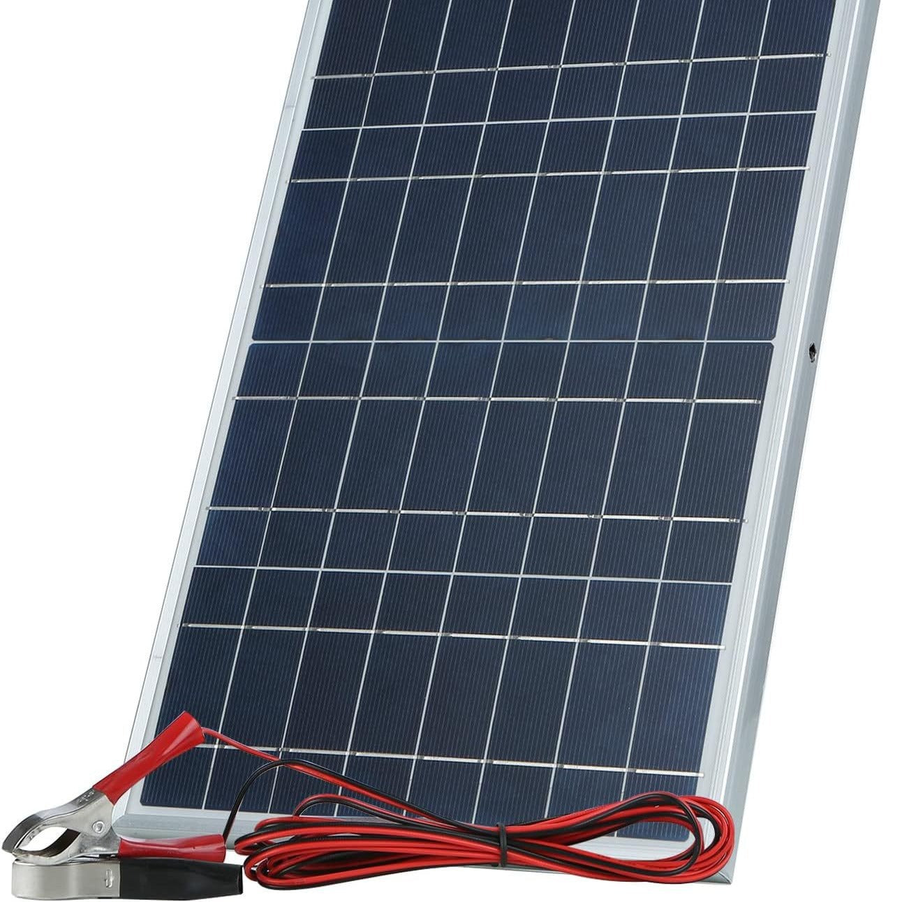 Solar panel30W Portable Solar Panel Kit IP65 Waterproof Alligator Clip Solar