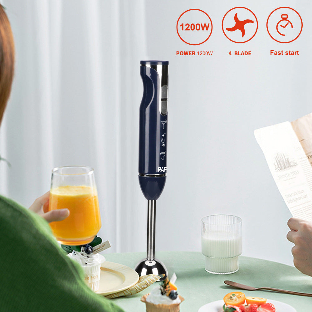 RAF European Standard Multifunctional Electric Blender Fruit Juicer Food Processor Kitchen Small Appliance Single Stick
