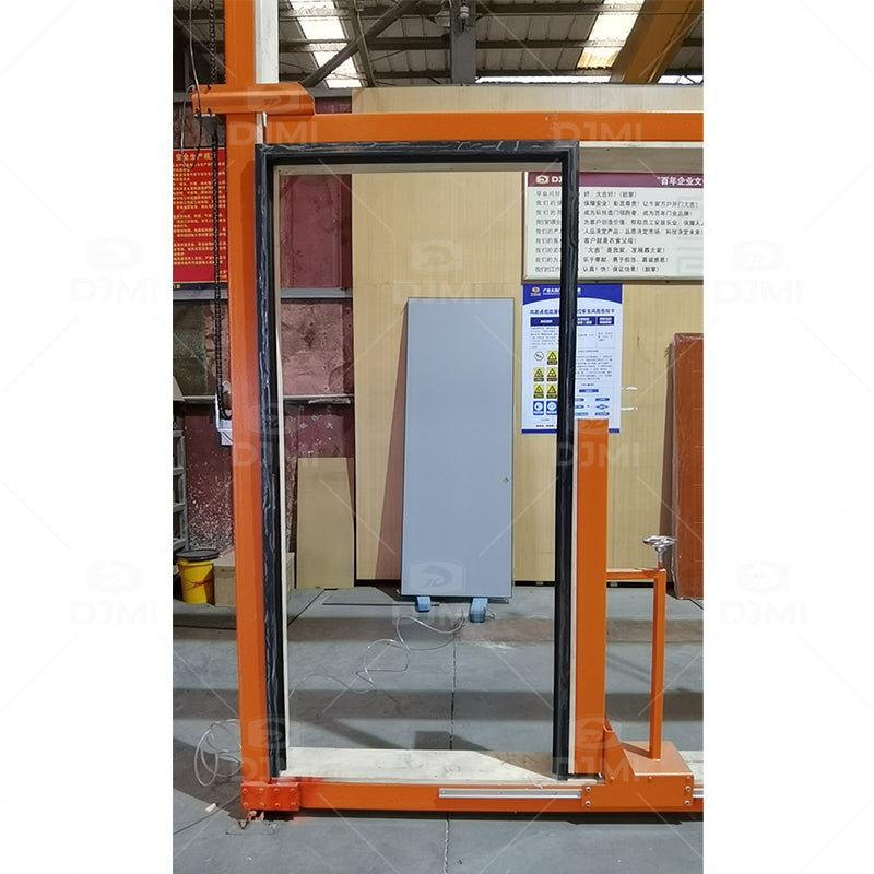 Popular Ecotype Aluminum Frame Wood Panel Door Melamine/HPL Plywood Swing Sound Proof Interior Wooden Door