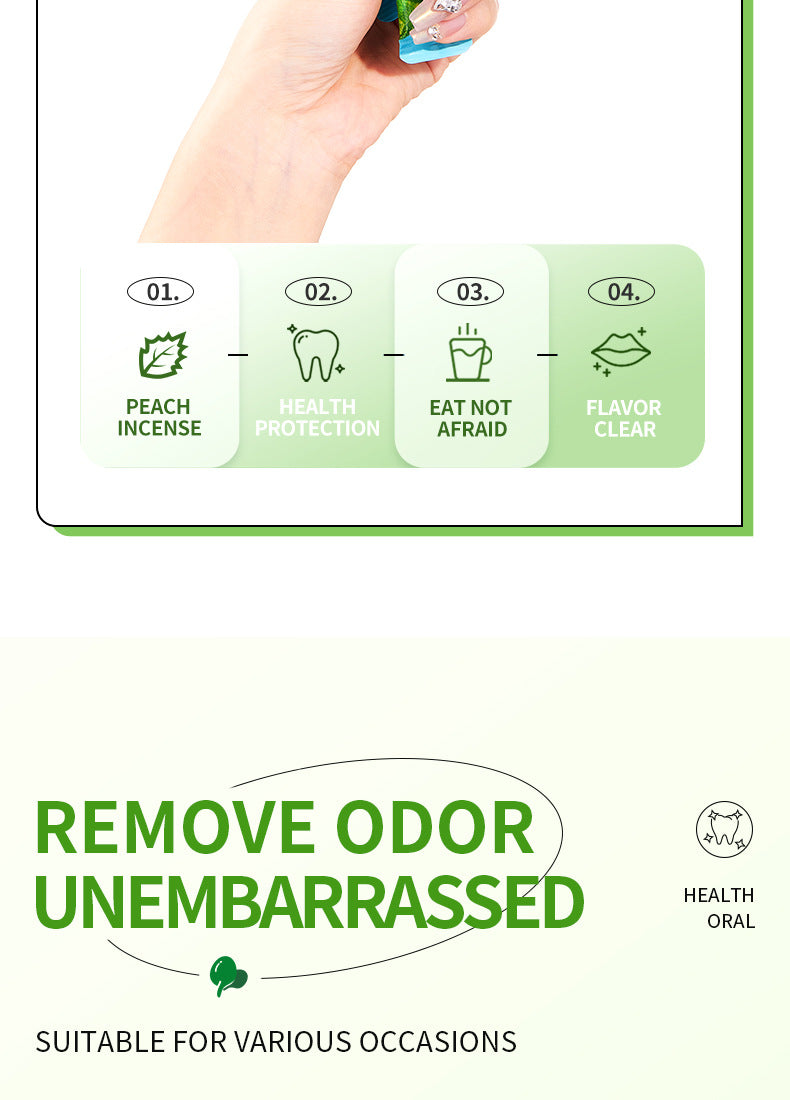 Full English Mouthwash Box Set SADOER Disposable Portable Oral Cleaning Care  Foreign Trade Wholesale