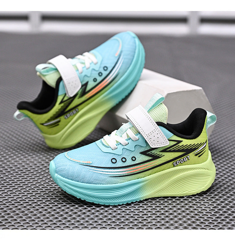 2025Spring New Children's Shoes for Big Kids Lightweight Breathable Boys' Sports Shoes Children's Casual Versatile Girls' Running Shoes
