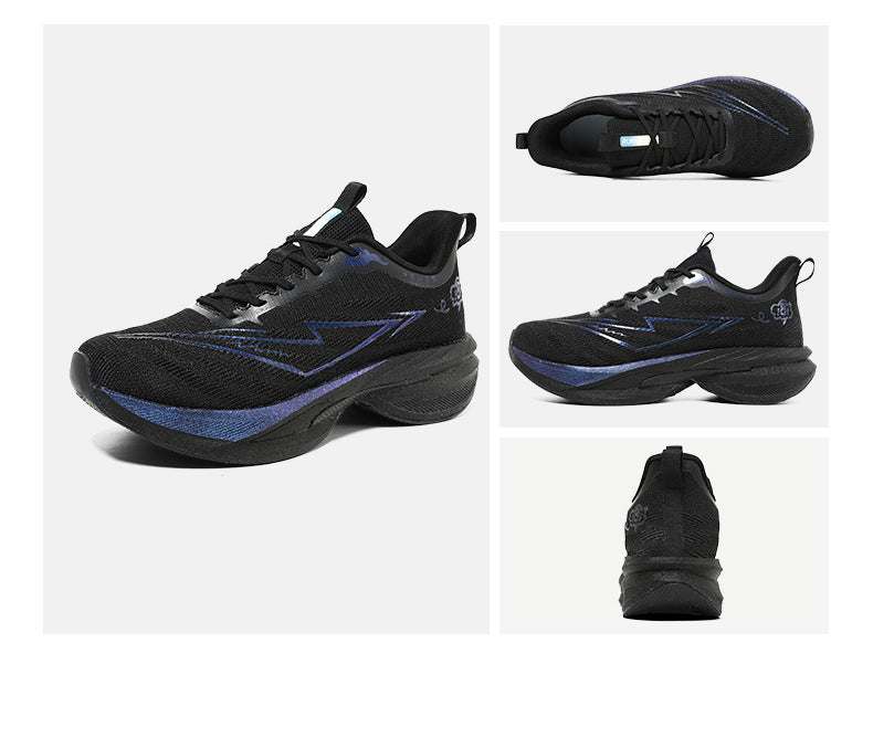 Spring and Summer Rebound Shock Absorption Carbon Plate Support Running Shoes Mesh Breathable Sports Shoes Lightweight Shock Absorption Anti-Slip Running Shoes