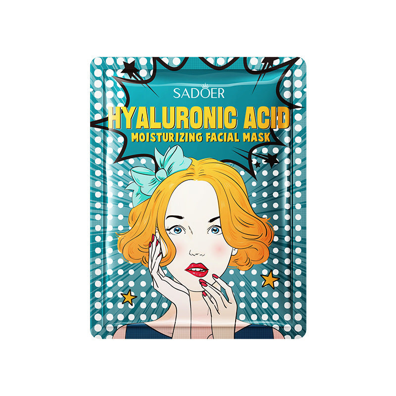 Full English Goddess Mask SADOER Hyaluronic Acid Moisturizing Hydrating Face Mask Sheets Wholesale for  Trade