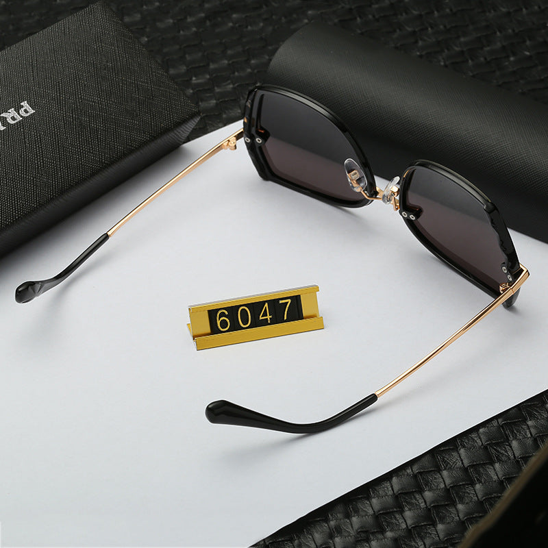 Polarized Driving Anti-Glare Sunglasses for Women Fashionable Internet Celebrity Style Frameless Sunglasses Trendy Korean Version Sunglasses