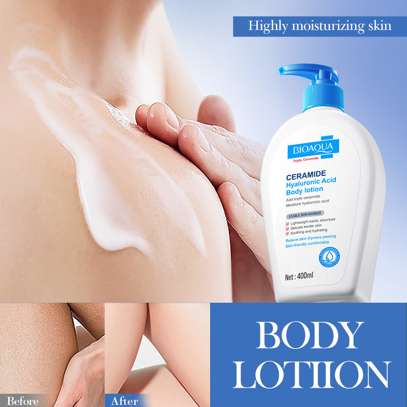 Ceramide Moisturizing Body Lotion BIOAOUA Hyaluronic Acid Moisturizing Body Lotion Cross-Border Wholesale