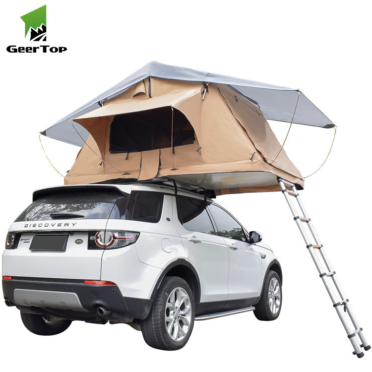 Outdoor Self-Driving Tour Soft Top Car Roof Tent Fully Automatic Quick Open SUV Aluminum Alloy Folding Tent