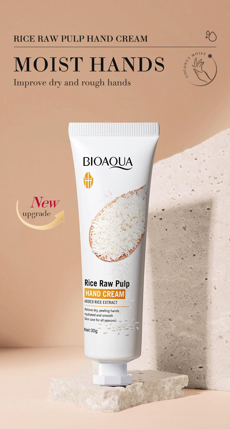 Full English Rice Skincare Set BIOAOUA Rice Puree Series Six-Piece Set Box  Wholesale