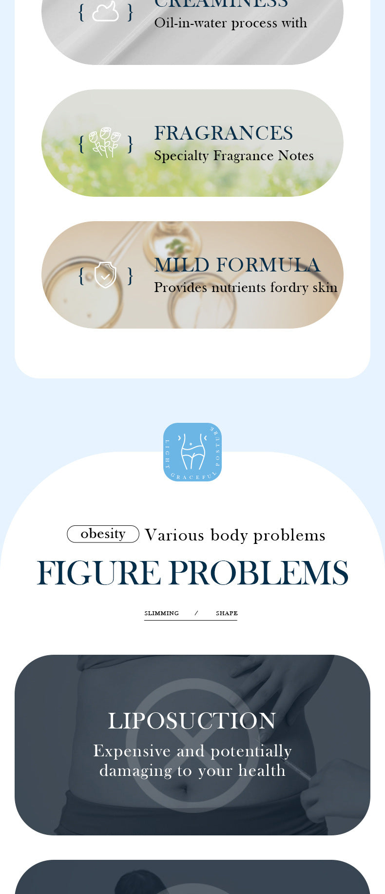 Full English Slimming Cream SADOER Body Shaping Care Products  Foreign Trade Live Streaming Skincare Manufacturer Wholesale