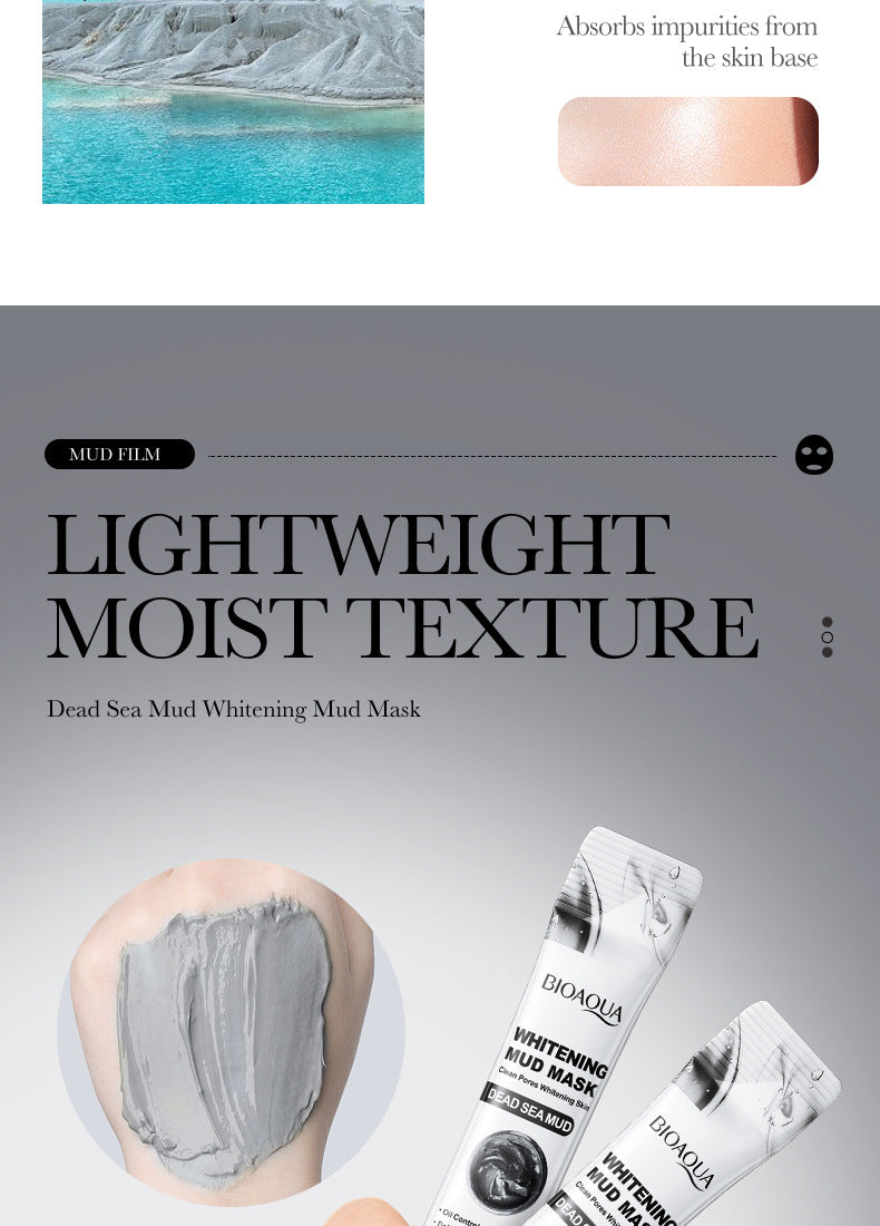 Cleansing Mask BIOAOUA Cucumber Pore Cleansing Smear-On Portable Mud Mask  Foreign Trade Wholesale