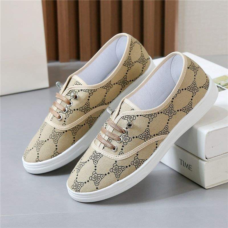 2025Spring and Autumn New Women's Canvas Shoes Versatile Old North Casual Sneakers Student Sports Shoes for Women