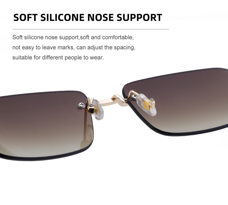 European and American new style square frame sunglasses for women INS Windproof Sunglasses for Men Driving Glasses sunglasses