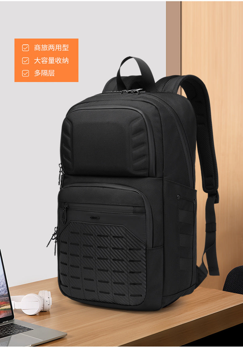 OZUKO Backpack Men's College Student Bag Lightweight Waterproof Large Capacity Casual Sports Computer Commuting Backpack