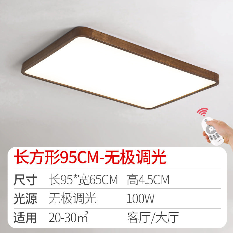 Log led Ceiling Lamp Living Room Balcony Tatami Wabi-Sabi Style Japanese Style Wood Art Corridor Nordic round bedroom