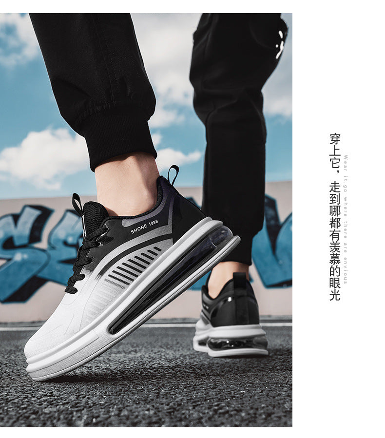 plus Size2025Spring New Comfortable Sports Shoes Casual Running Shoes Cushioned Lightweight Breathable Shock Absorption Trendy Shoes