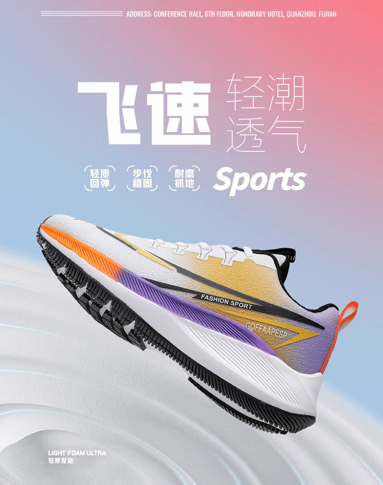 New Jogging Carbon Plate Running Shoes Men Women Couples Breathable Lightweight Marathon Training Outdoor Casual Sports Shoes
